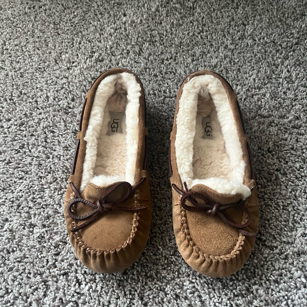 UGG Brown Slippers with Cream Lining